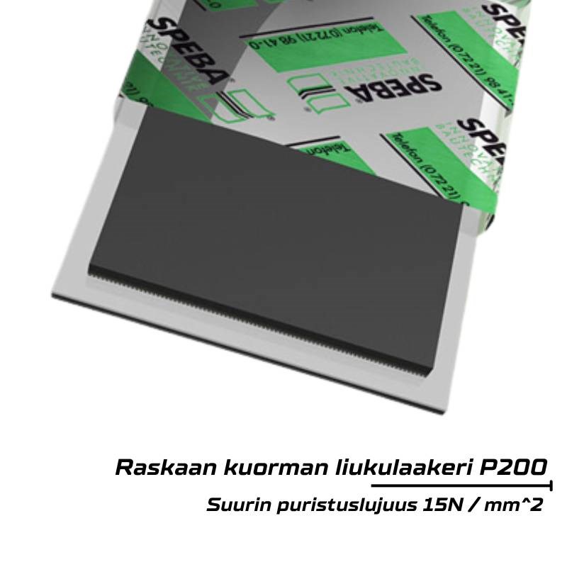 SPEBA P200 Raskaan kuorman liukulaakeri