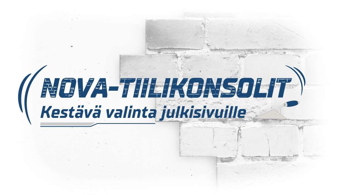 Nova tiilikonsolit kestävä valinta julkisivuille