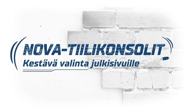 Nova tiilikonsolit kestävä valinta julkisivuille